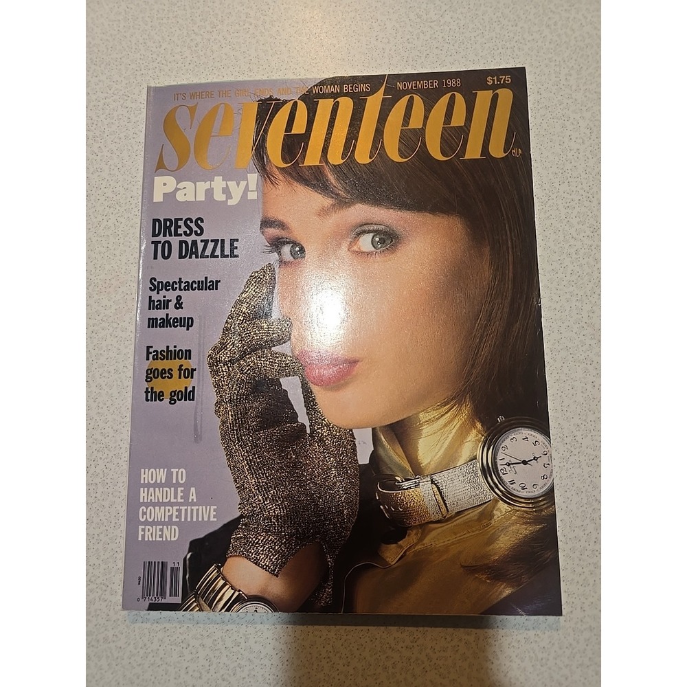 Seventeen Magazine November 1988, Nu‎ Shooz, Ben Stiller R5